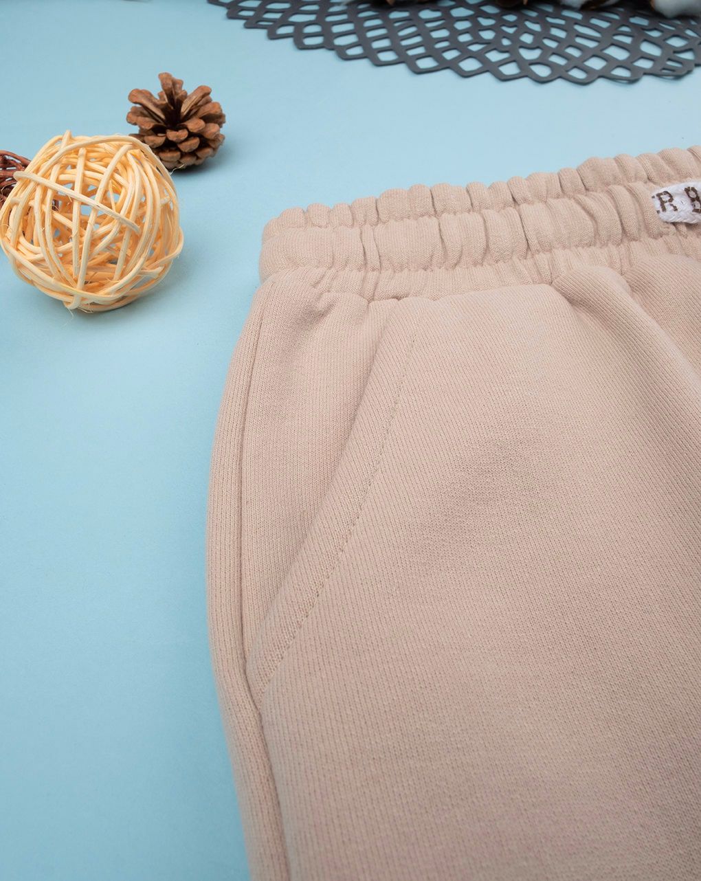 παιδικό παντελόνι φόρμας μπεζ forest για αγόρι - Prénatal