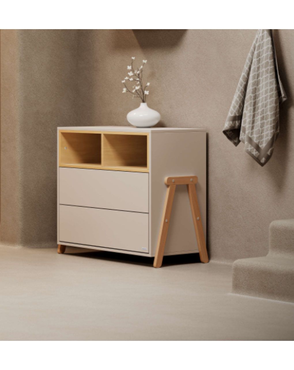 Casababy συρταριέρα palmer beige 590296