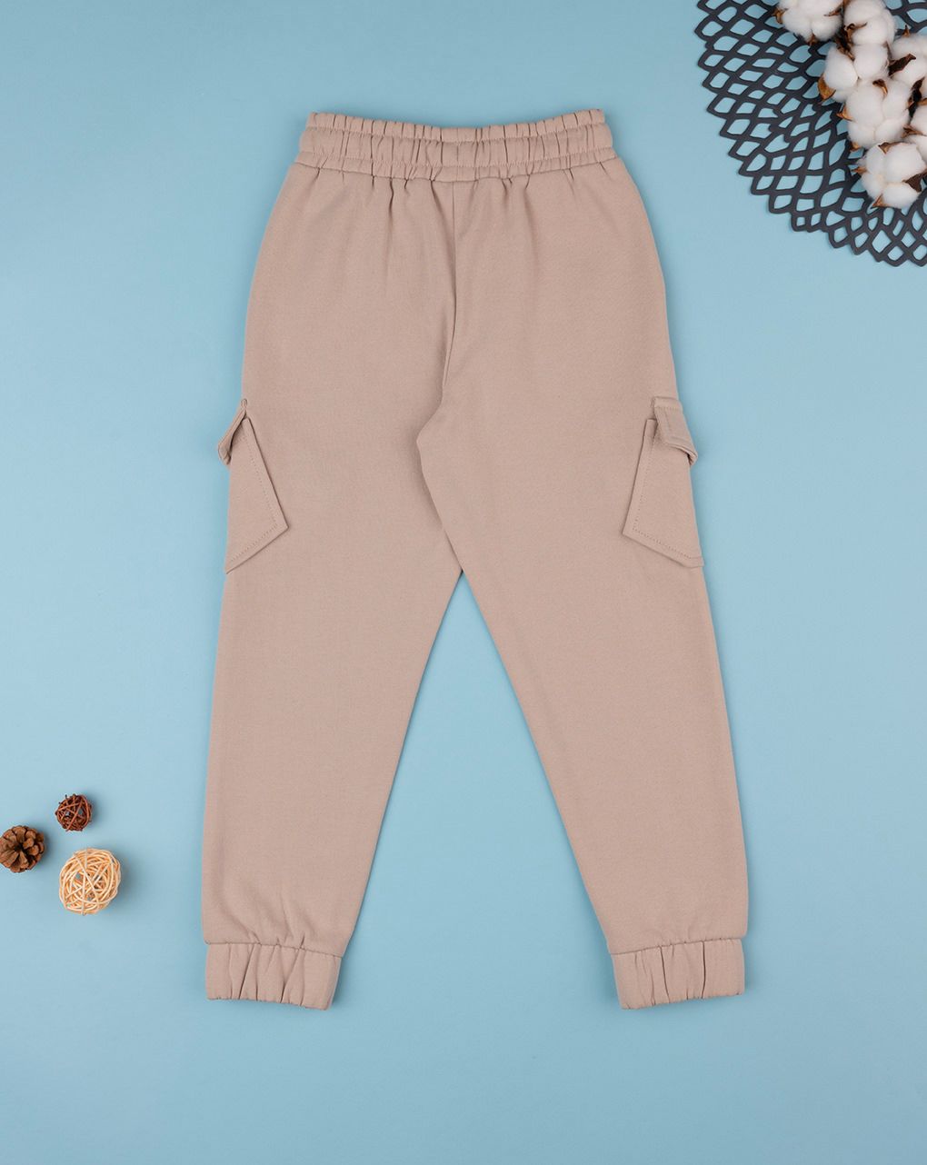 παιδικό παντελόνι φόρμας μπεζ forest για αγόρι - Prénatal