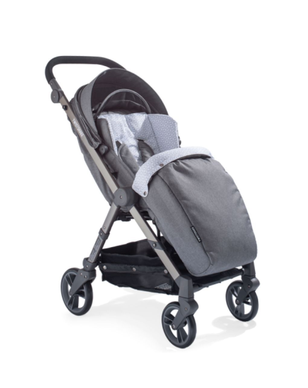 Twistshake μαξιλάρι καροτσιού και ποδόσακος grey 32-08-78489 - Twistshake