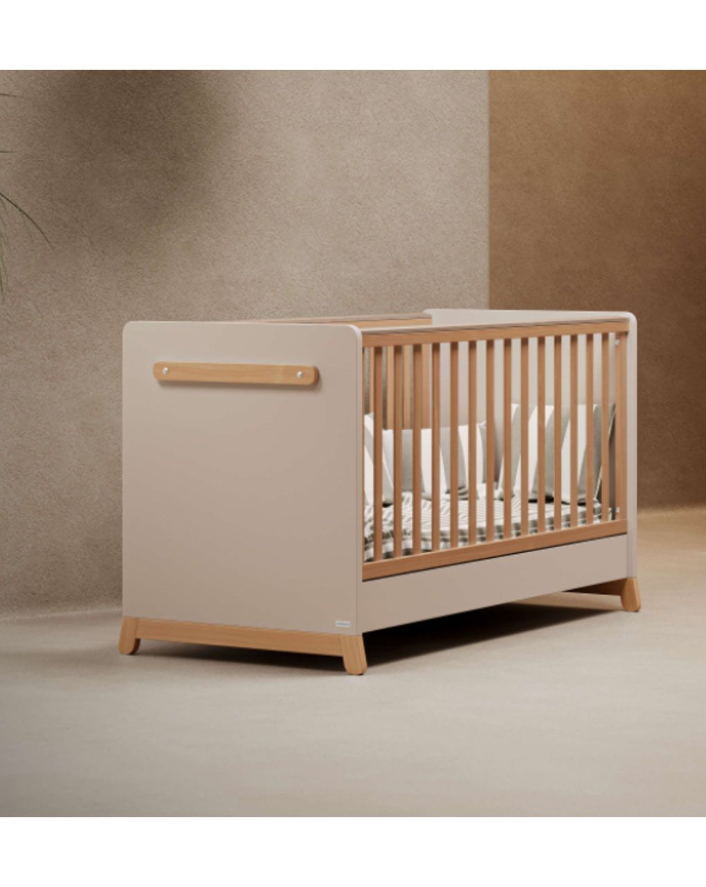 Casababy βρεφικό κρεβάτι μετατρεπόμενο σε προεφηβικό palmer beige 590295