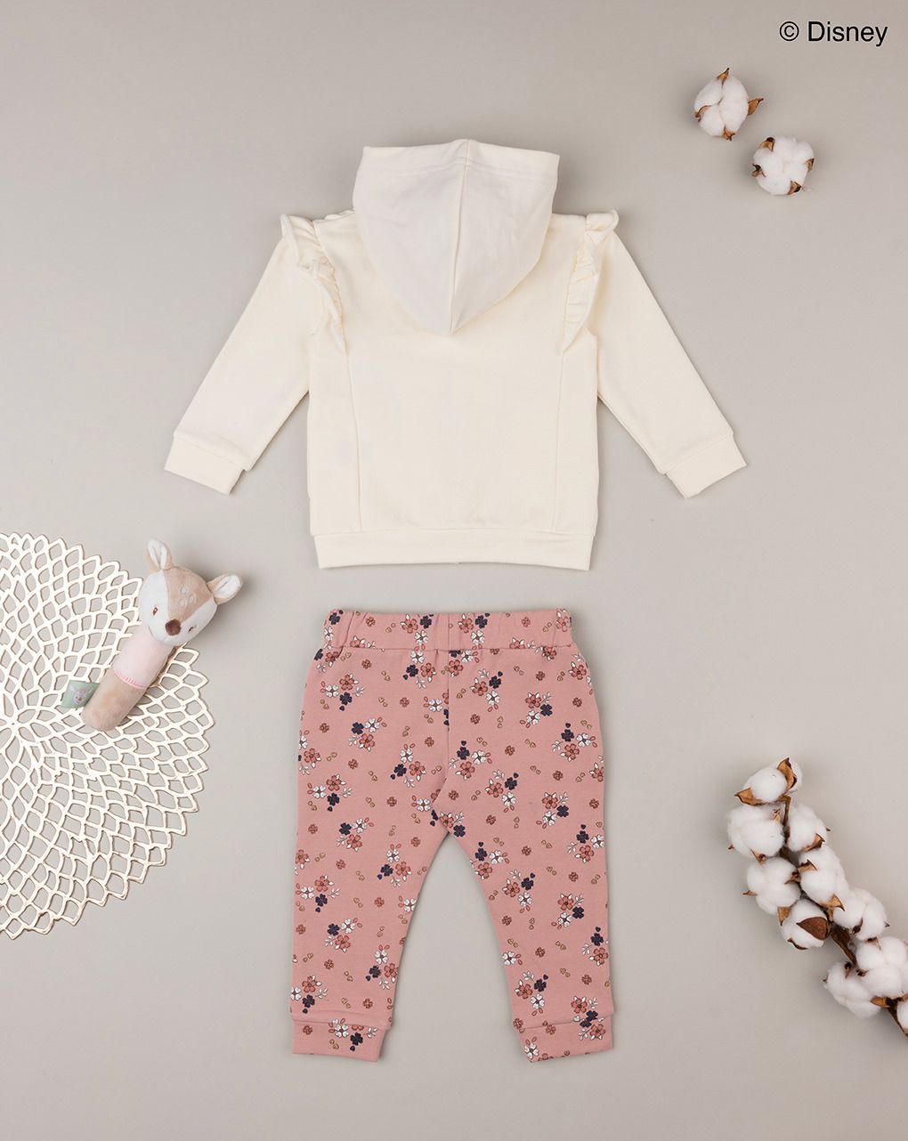 βρεφικό σετ ζακέτα και φόρμα με τη minnie για κορίτσι - Prénatal