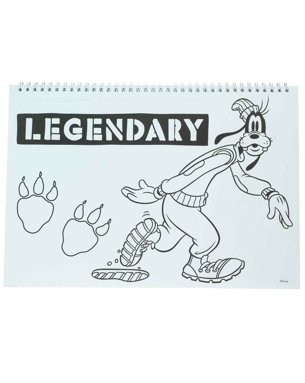 Gim μπλοκ ζωγραφικής 23x33cm 40 φύλλων + αυτοκόλλητα mickey 340-85416 - Gim