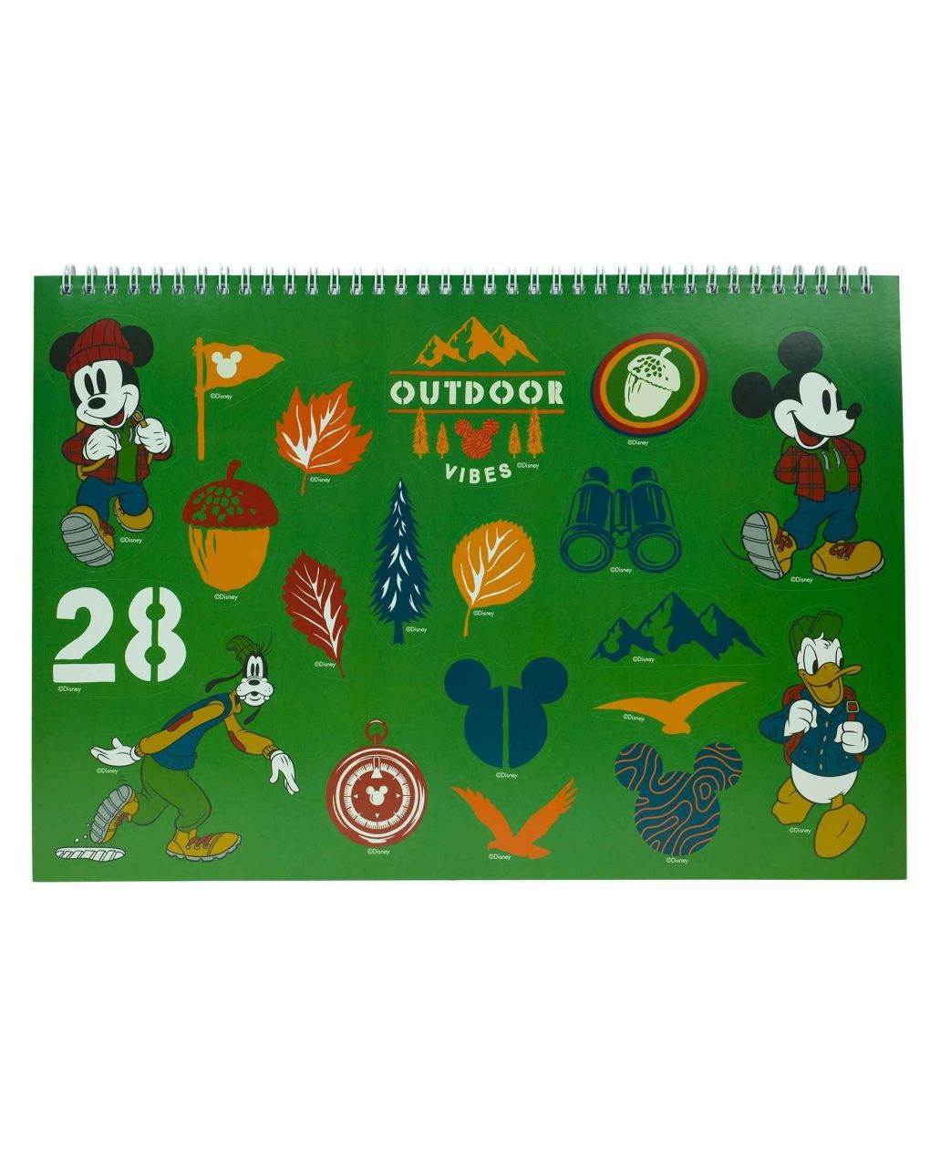 Gim μπλοκ ζωγραφικής 23x33cm 40 φύλλων + αυτοκόλλητα mickey 340-85416 - Gim