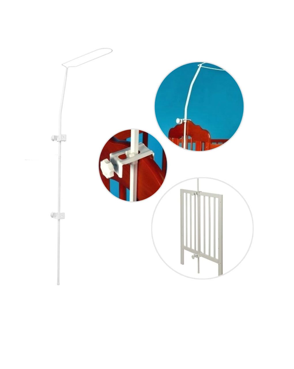 X-treme baby βάση κουνουπιέρας universal λευκή - X-TREME BABY