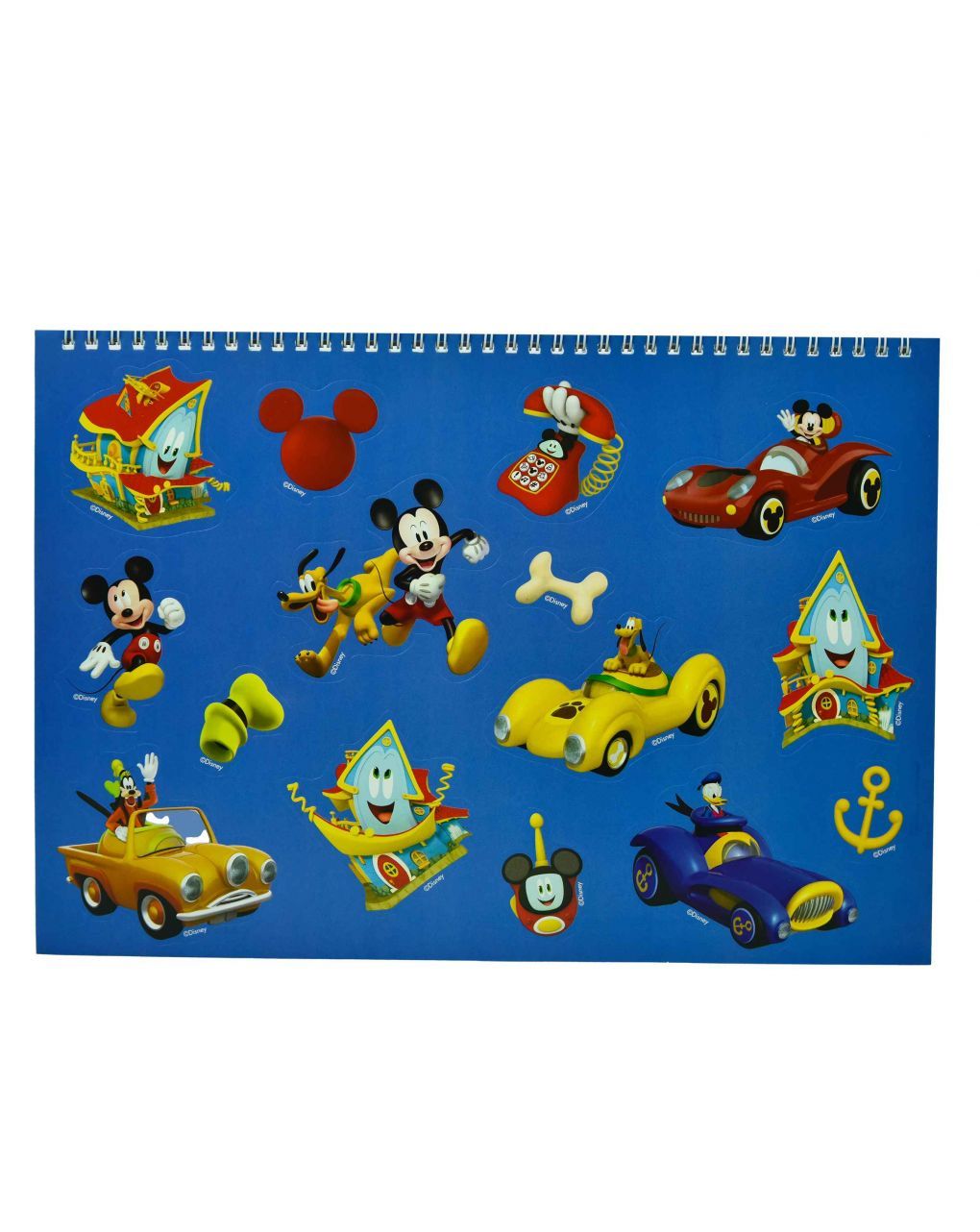 Gim μπλοκ ζωγραφικής 23x33cm 40 φύλλων + αυτοκόλλητα mickey 340-86416 - Gim