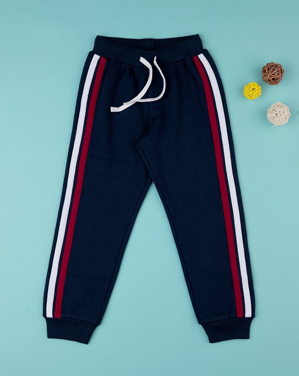 παιδικό παντελόνι φόρμας μπλε με ένθετα για αγόρι - Prénatal