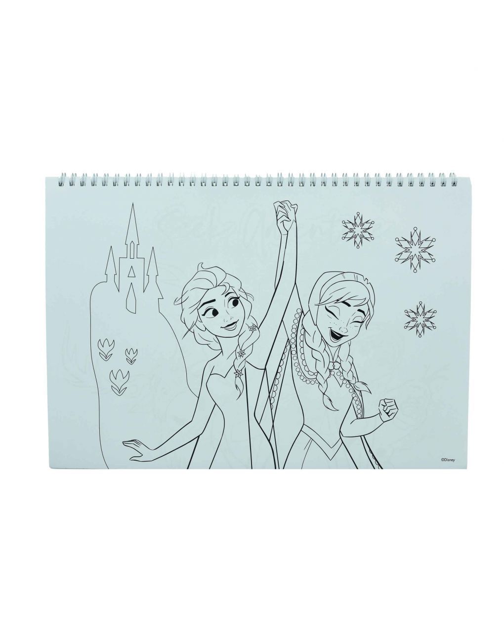 Gim μπλοκ ζωγραφικής 23x33cm 40 φύλλων + αυτοκόλλητα frozen 341-69416 - Gim