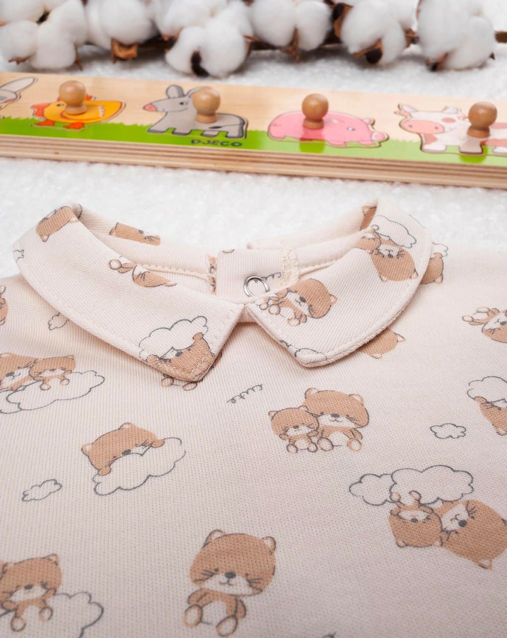 βρεφικό σετ μπλούζα και σαλοπέτα teddy για αγόρι - Prénatal