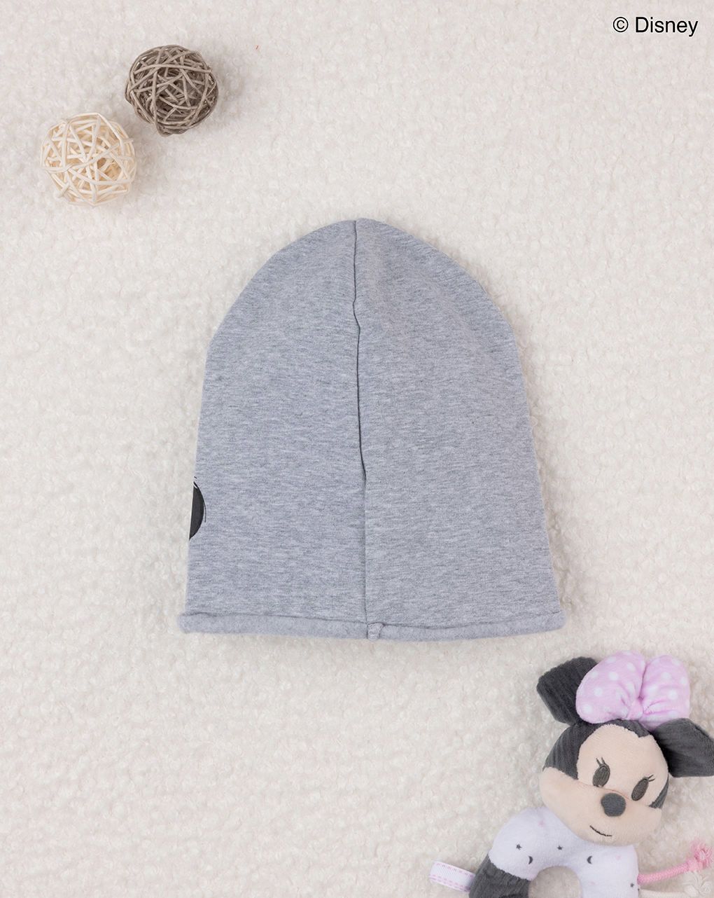 παιδικό σκουφάκι γκρι με τη minnie για κορίτσι - Prénatal