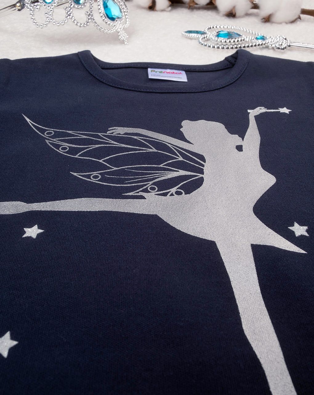παιδική πιτζάμα μπλε με νεράιδα για κορίτσι - Prénatal