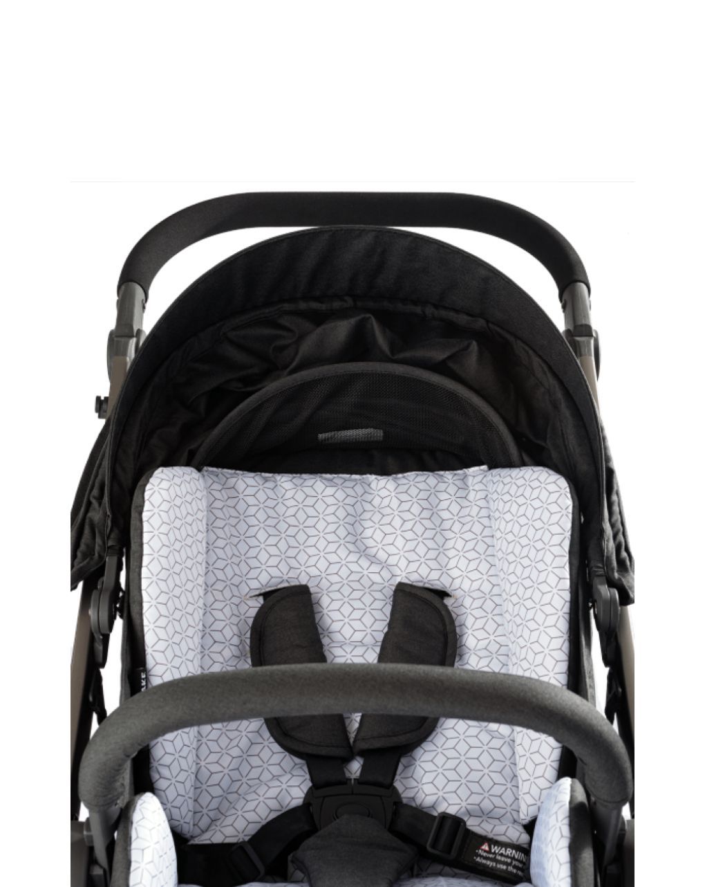 Twistshake μαξιλάρι καροτσιού και ποδόσακος black 32-08-78487 - Twistshake