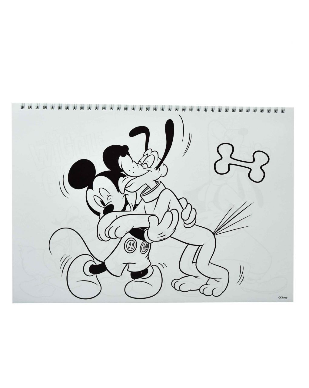 Gim μπλοκ ζωγραφικής 23x33cm 40 φύλλων + αυτοκόλλητα mickey 340-86416 - Gim