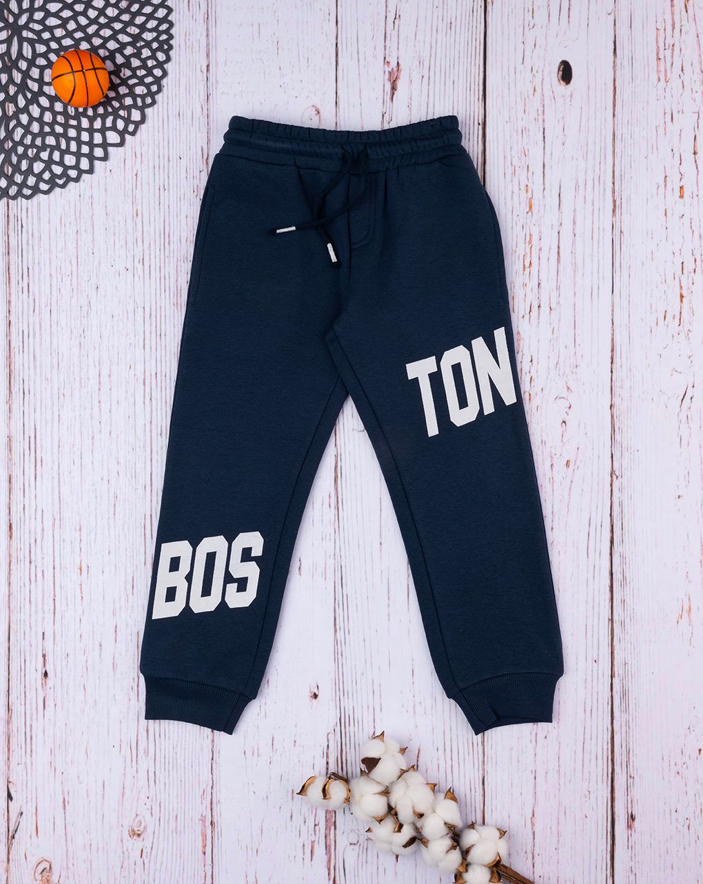 παιδικό παντελόνι φόρμας μπλε boston για αγόρι - Prénatal