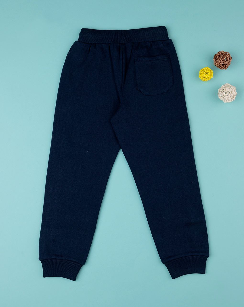 παιδικό παντελόνι φόρμας μπλε με ένθετα για αγόρι - Prénatal