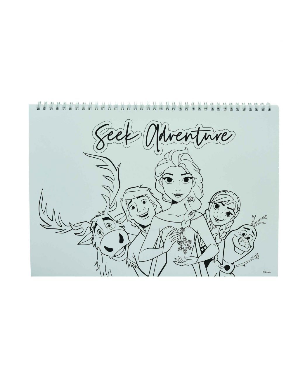 Gim μπλοκ ζωγραφικής 23x33cm 40 φύλλων + αυτοκόλλητα frozen 341-69416 - Gim