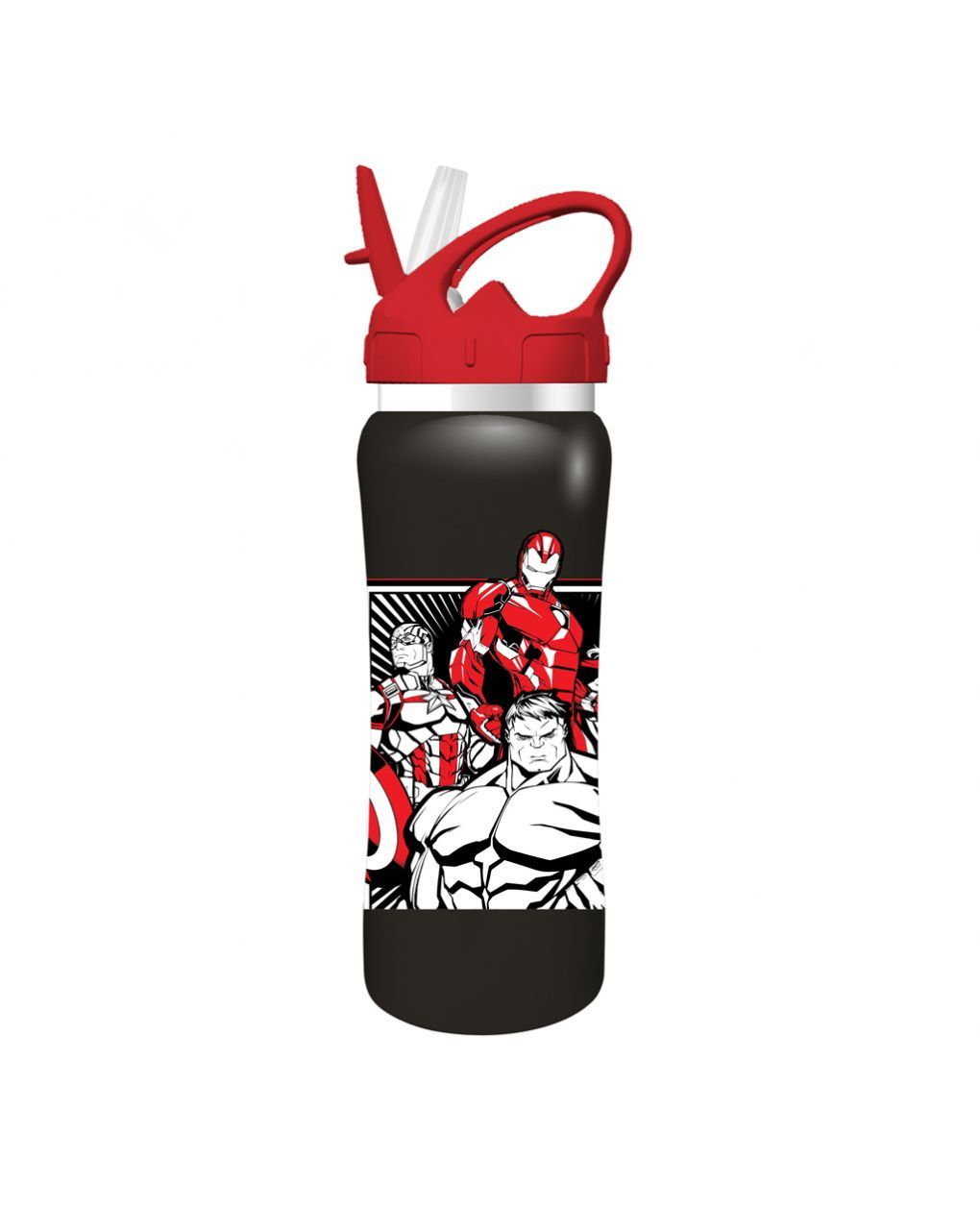 σετ φαγητού avengers με φαγητοδοχείο 800 ml - παγούρι ανοξείδωτο 500 ml 000506031 - Avengers