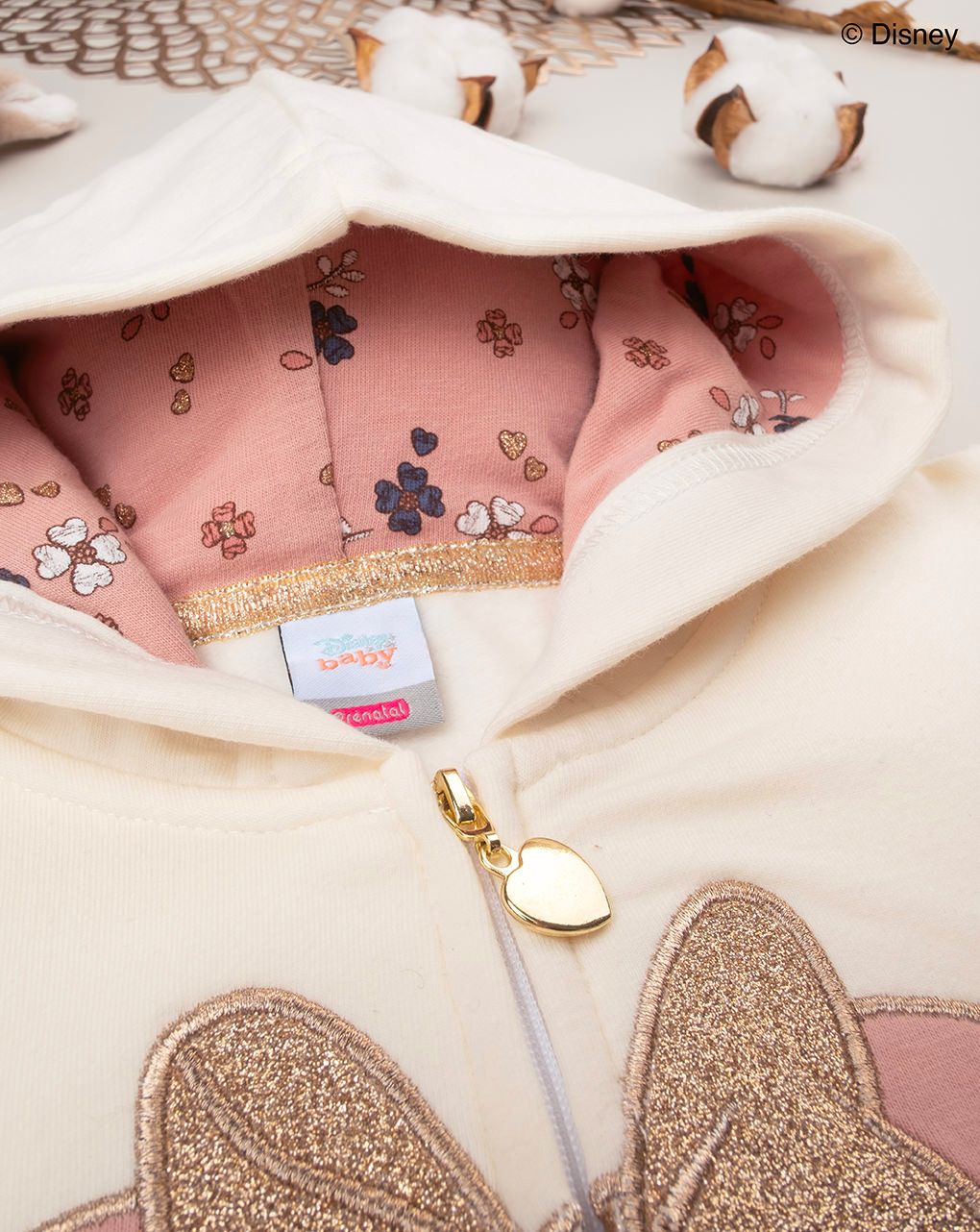 βρεφικό σετ ζακέτα και φόρμα με τη minnie για κορίτσι - Prénatal