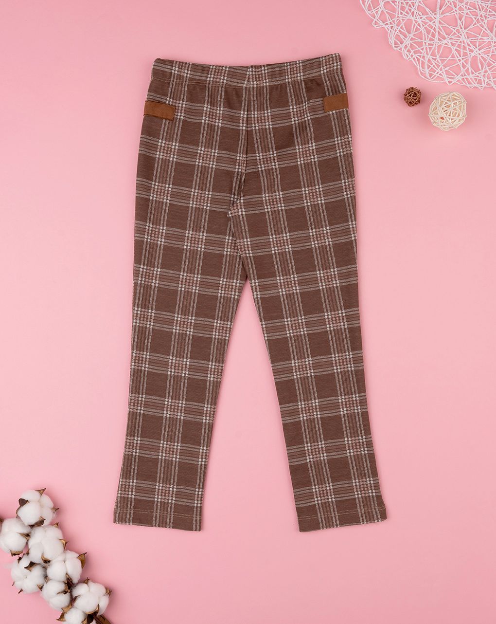 παιδικό κολάν καφέ ριγέ για κορίτσι - Prénatal