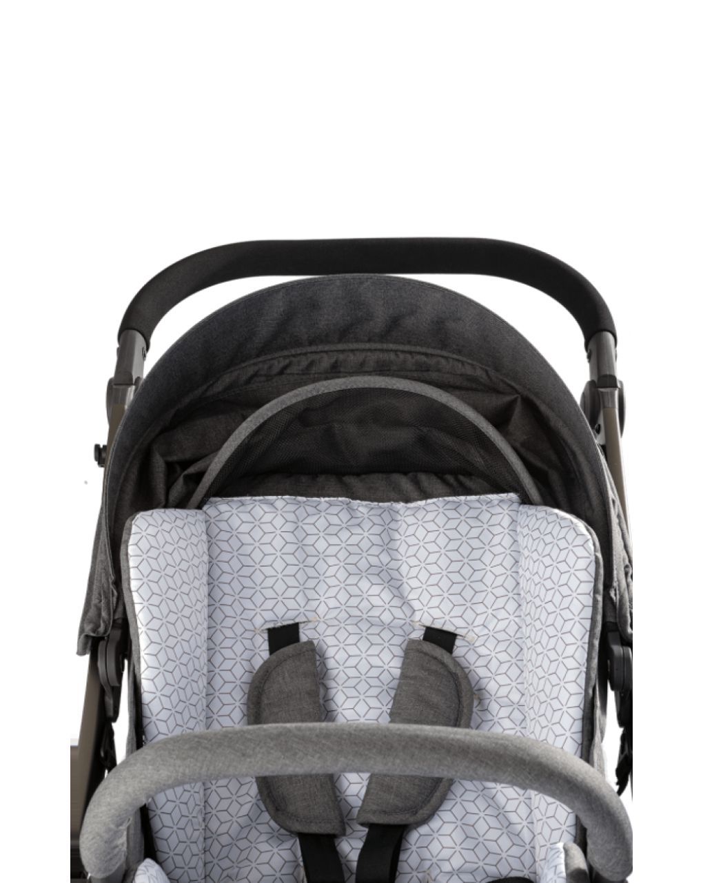 Twistshake μαξιλάρι καροτσιού και ποδόσακος grey 32-08-78489 - Twistshake