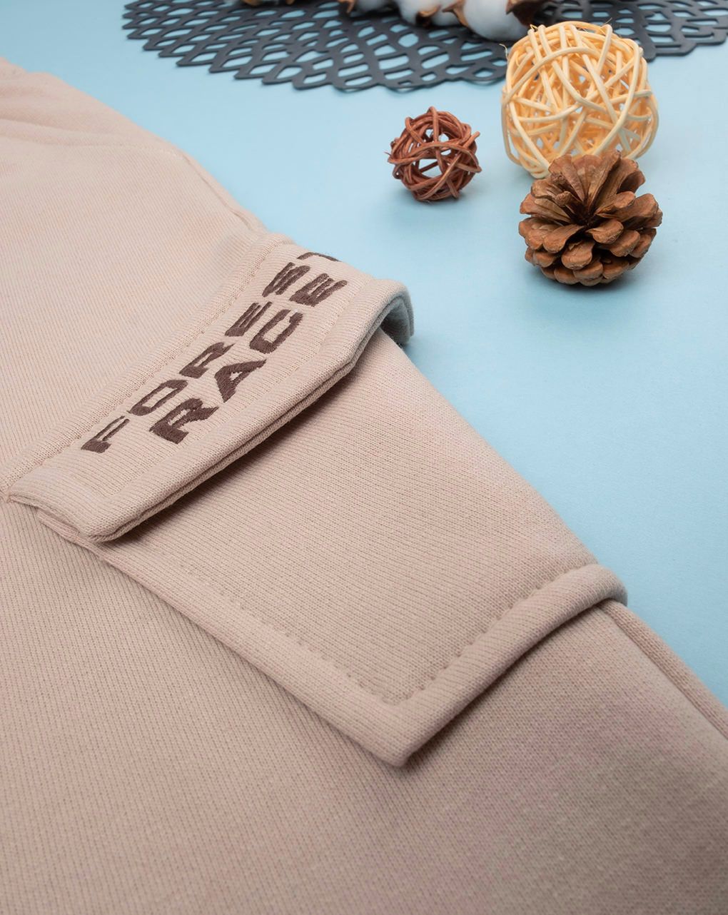 παιδικό παντελόνι φόρμας μπεζ forest για αγόρι - Prénatal