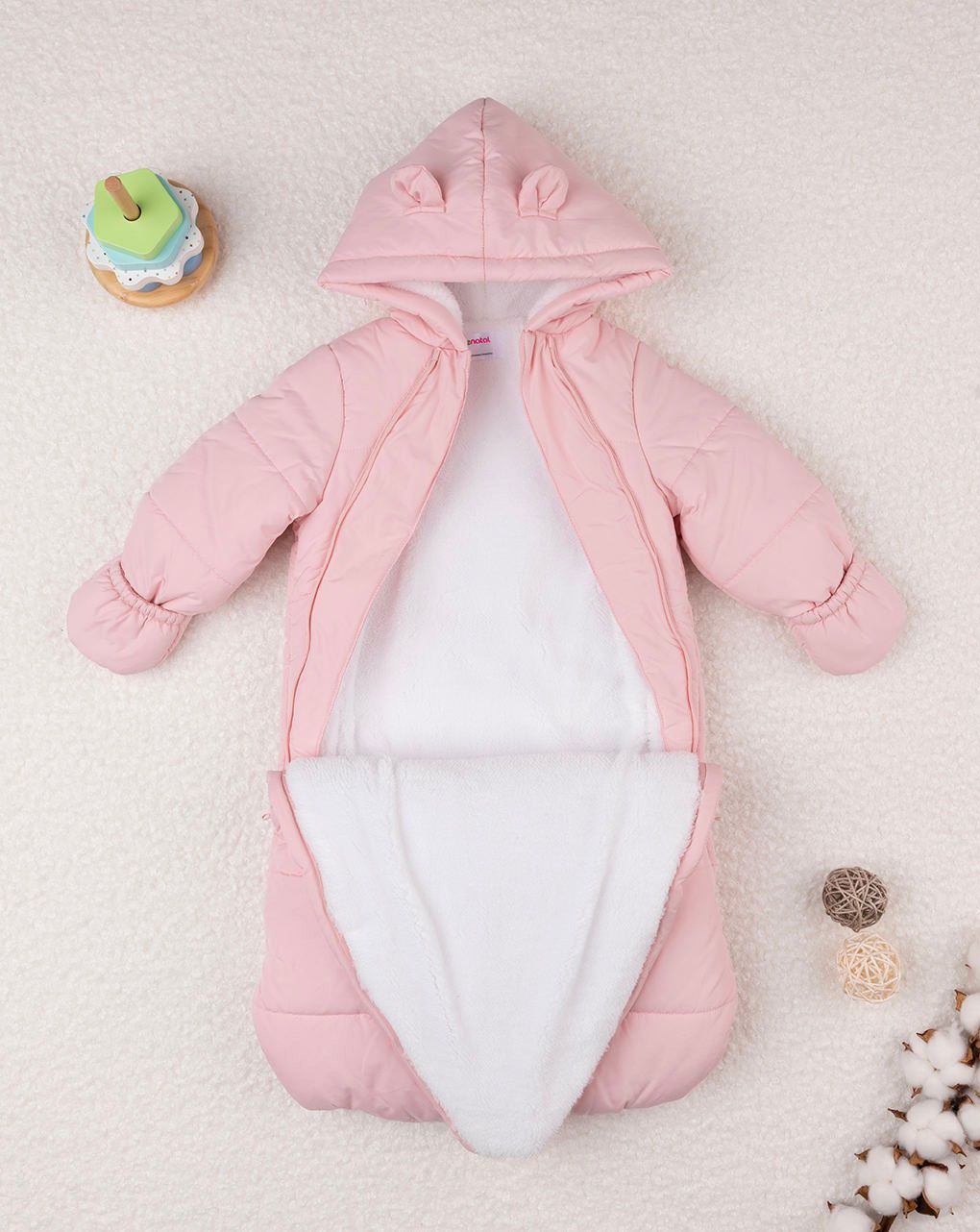 βρεφική φόρμα εξόδου ροζ για κορίτσι - Prénatal