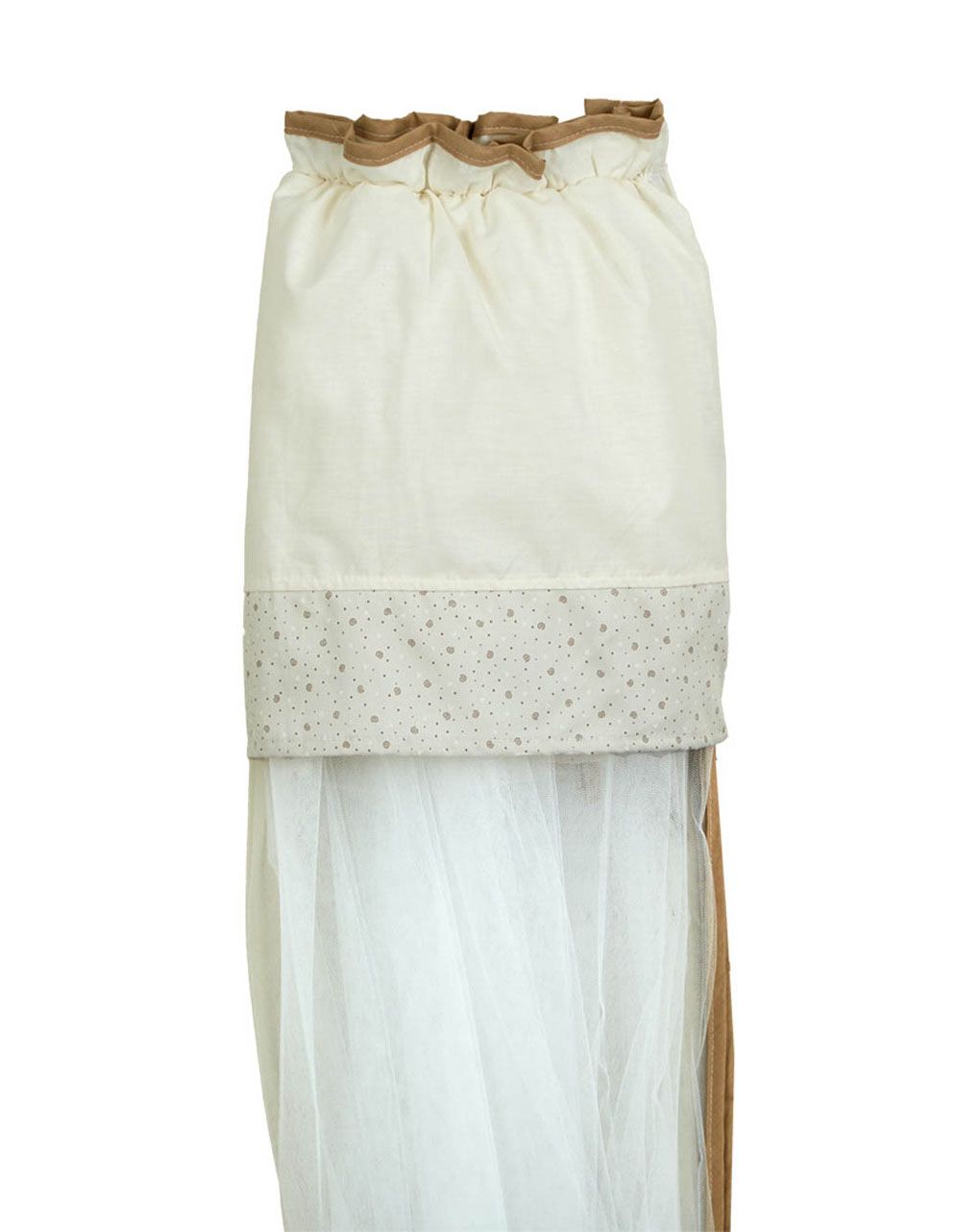 ο κόσμος του μωρού κουνουπιέρα κούνιας baby εκρού