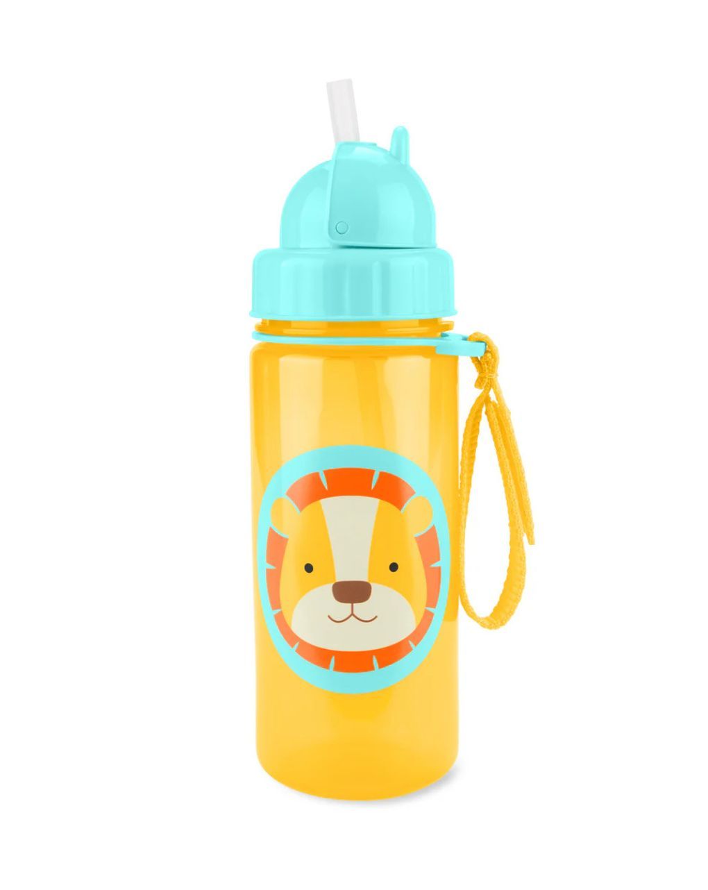 Skip hop zoo πλαστικό παγούρι με καλαμάκι 384.5ml lion 9o285810 - SKIP HOP