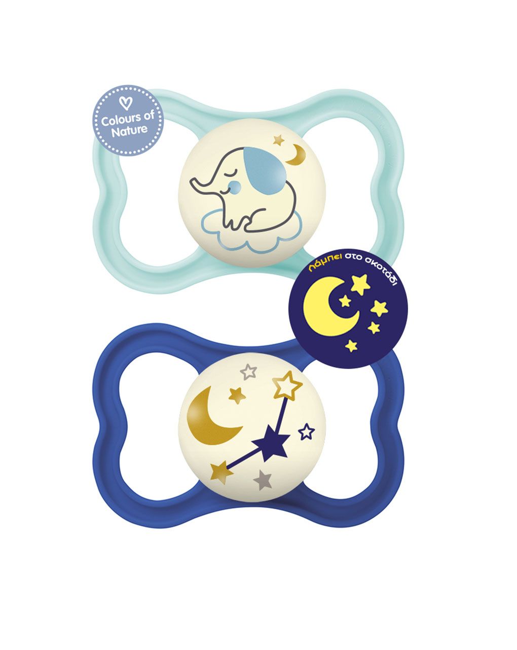 Mam πιπίλα air night σιλικόνης boy 16+ μηνών