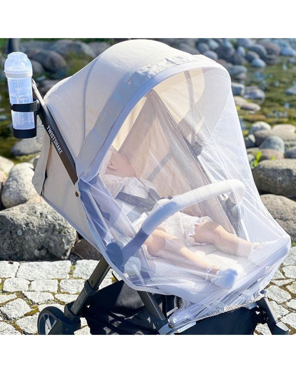 Twistshake κουνουπιέρα καροτσιού tour black 32-08-78475 - Twistshake