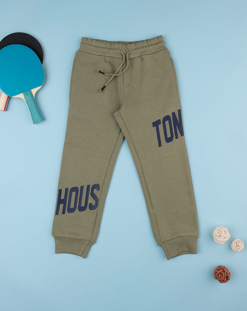 παιδικό παντελόνι φόρμας χακί houston για αγόρι - Prénatal