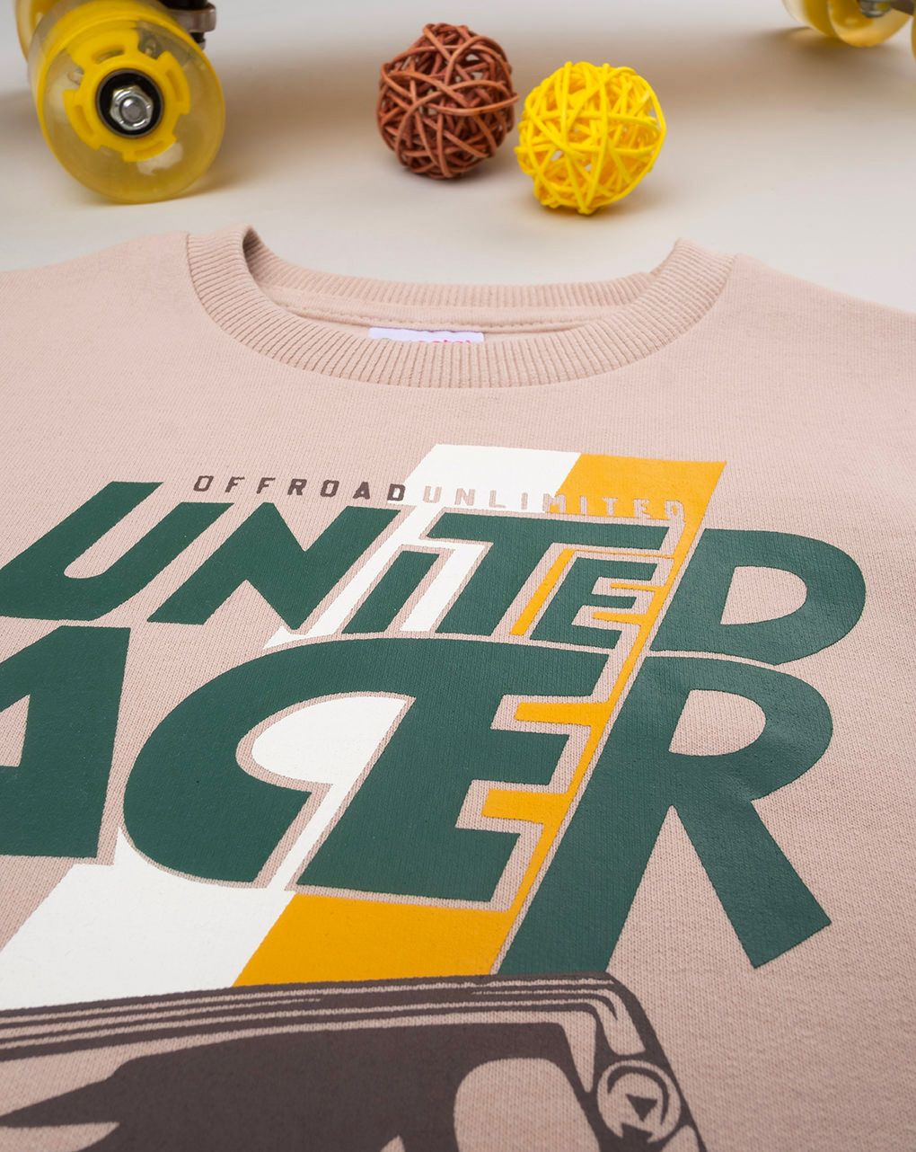 παιδικό σετ μπλούζα φούτερ και φόρμα racer για αγόρι - Prénatal