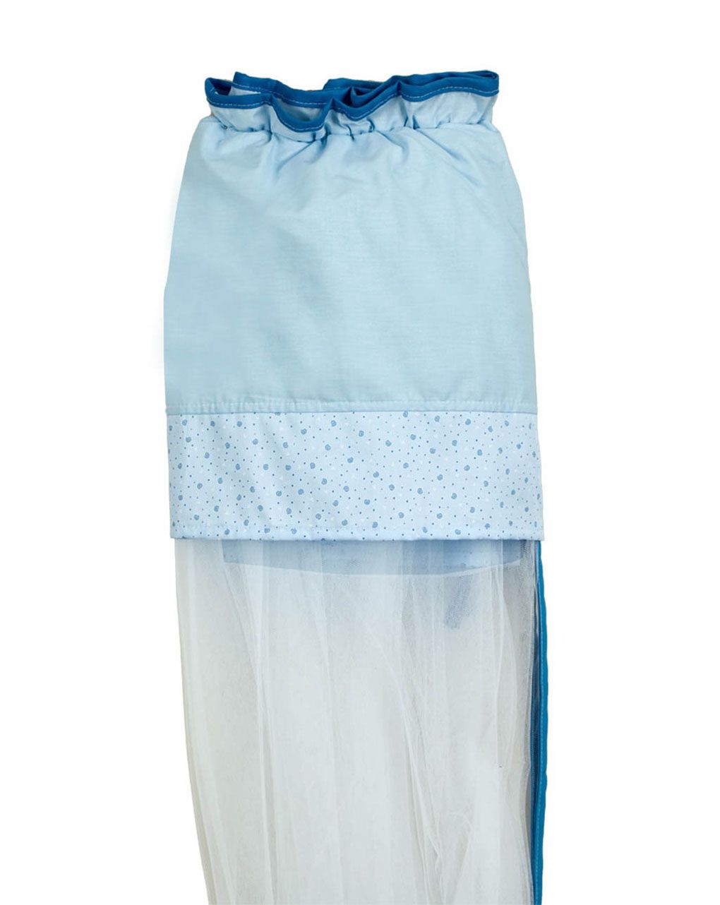 ο κόσμος του μωρού - κουνουπιέρα κούνιας baby σιέλ