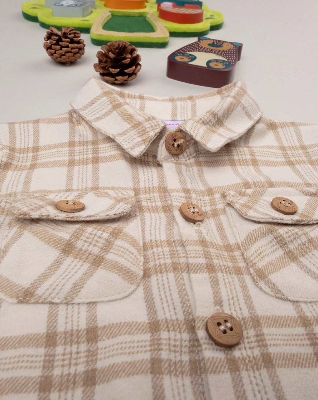 βρεφικό σετ φορμάκι και overshirt για αγόρι - Prénatal