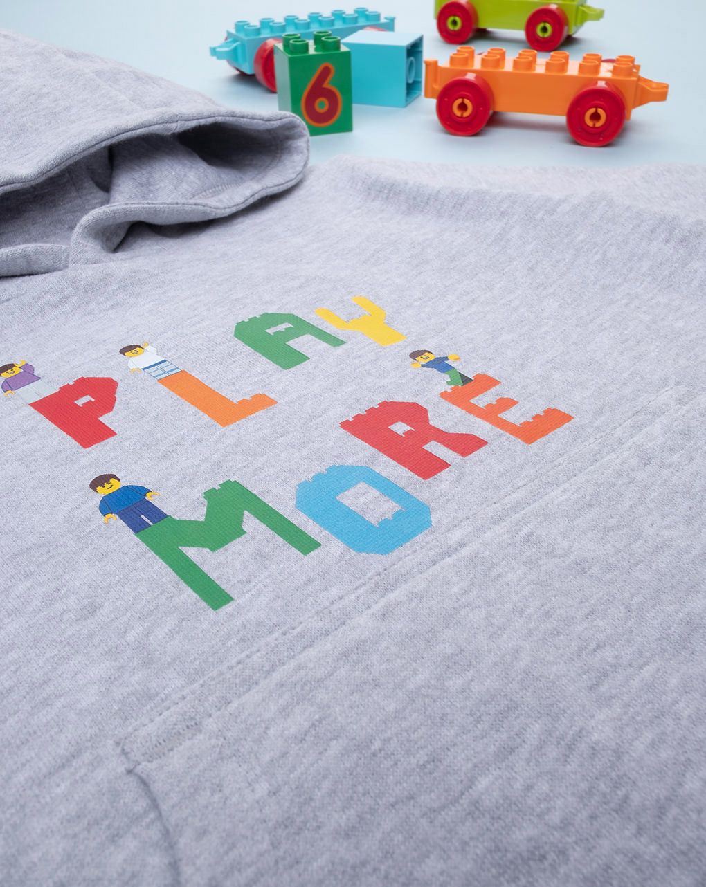 μπλούζα φούτερ γκρι lego για αγόρι - Prénatal