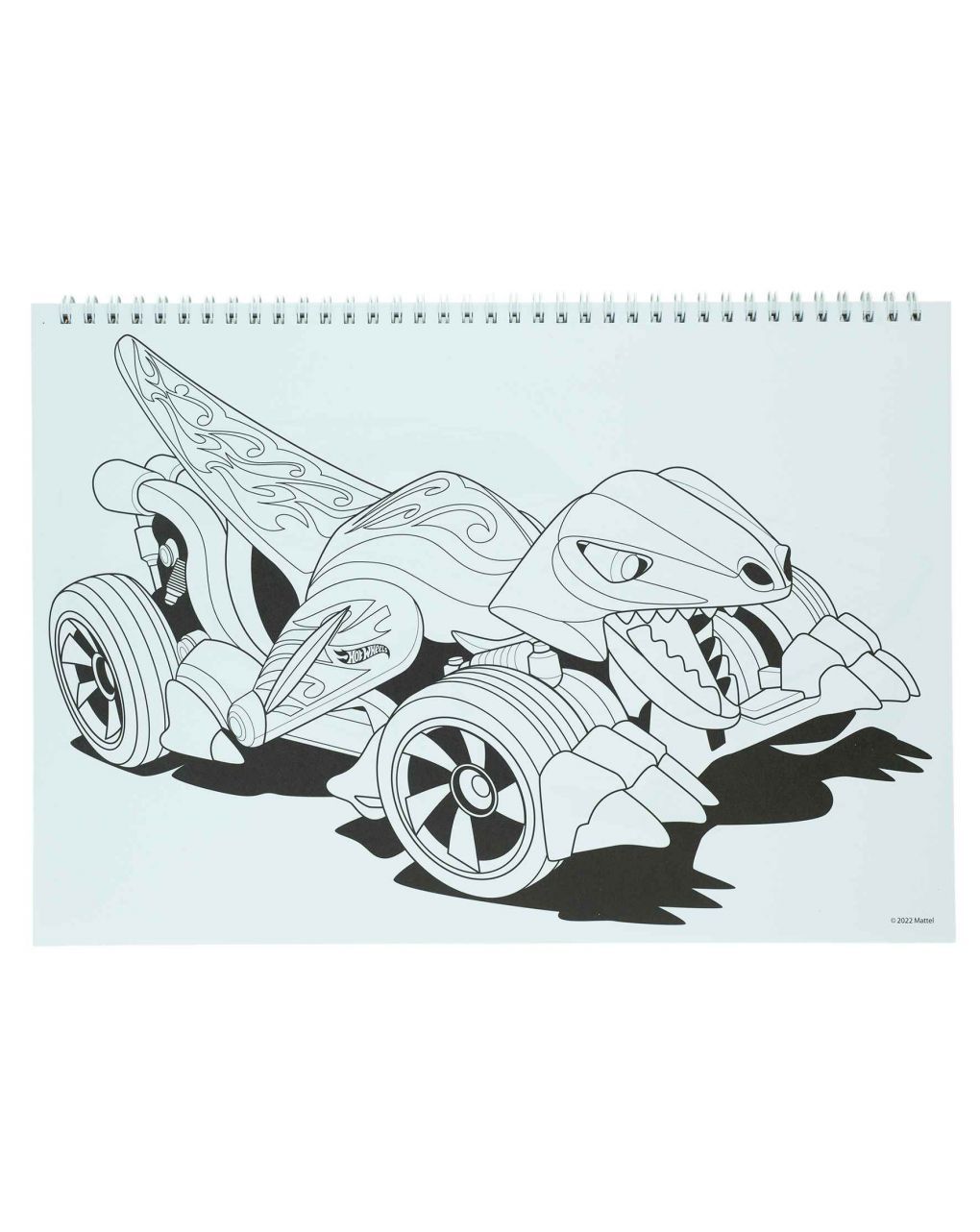 Gim μπλοκ ζωγραφικής 23x33cm 40 φύλλων + αυτοκόλλητα hot wheels 349-27416 - Gim