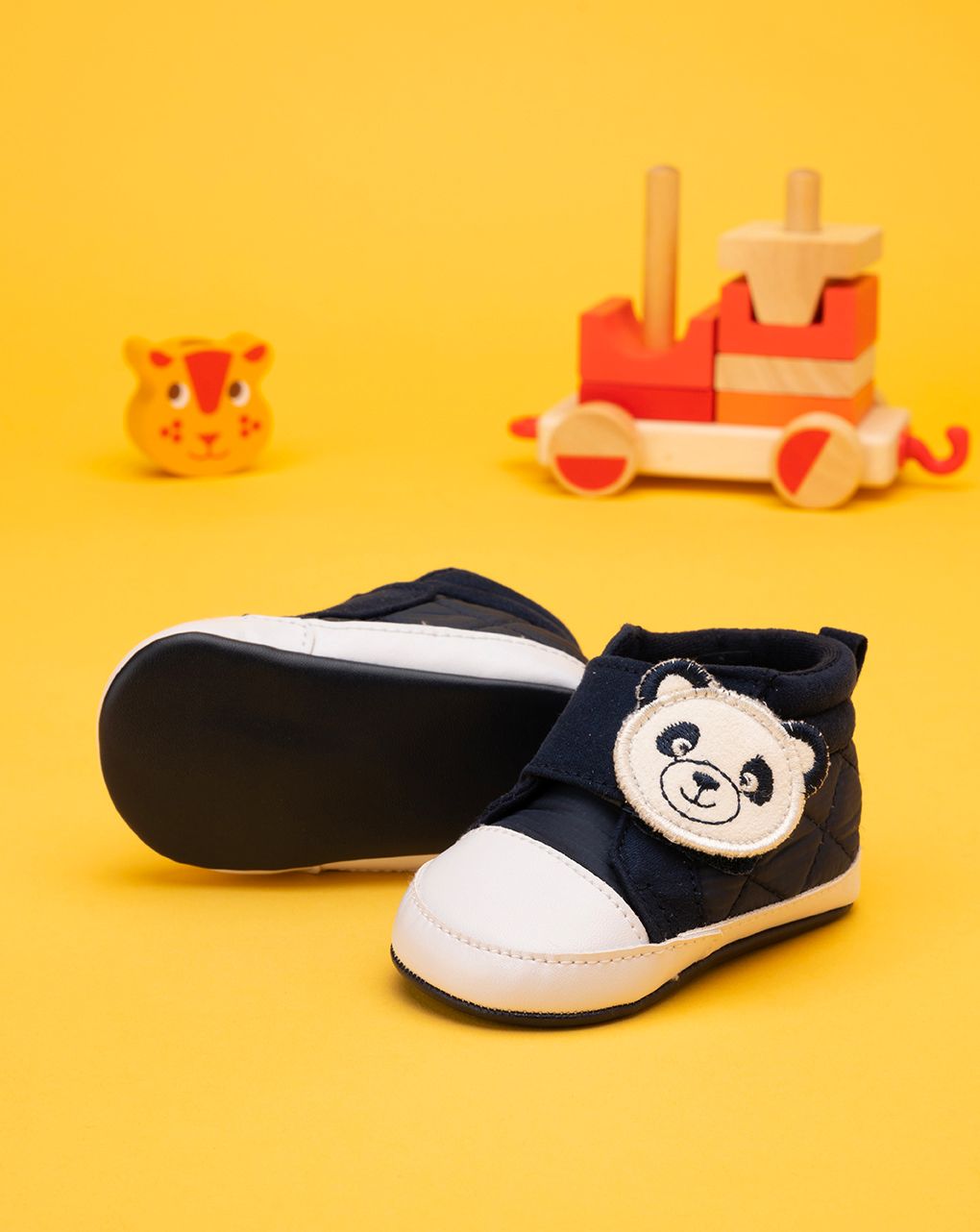 βρεφικά παπούτσια αγκαλιάς sneakers μπλε πάντα για αγόρι - Prénatal