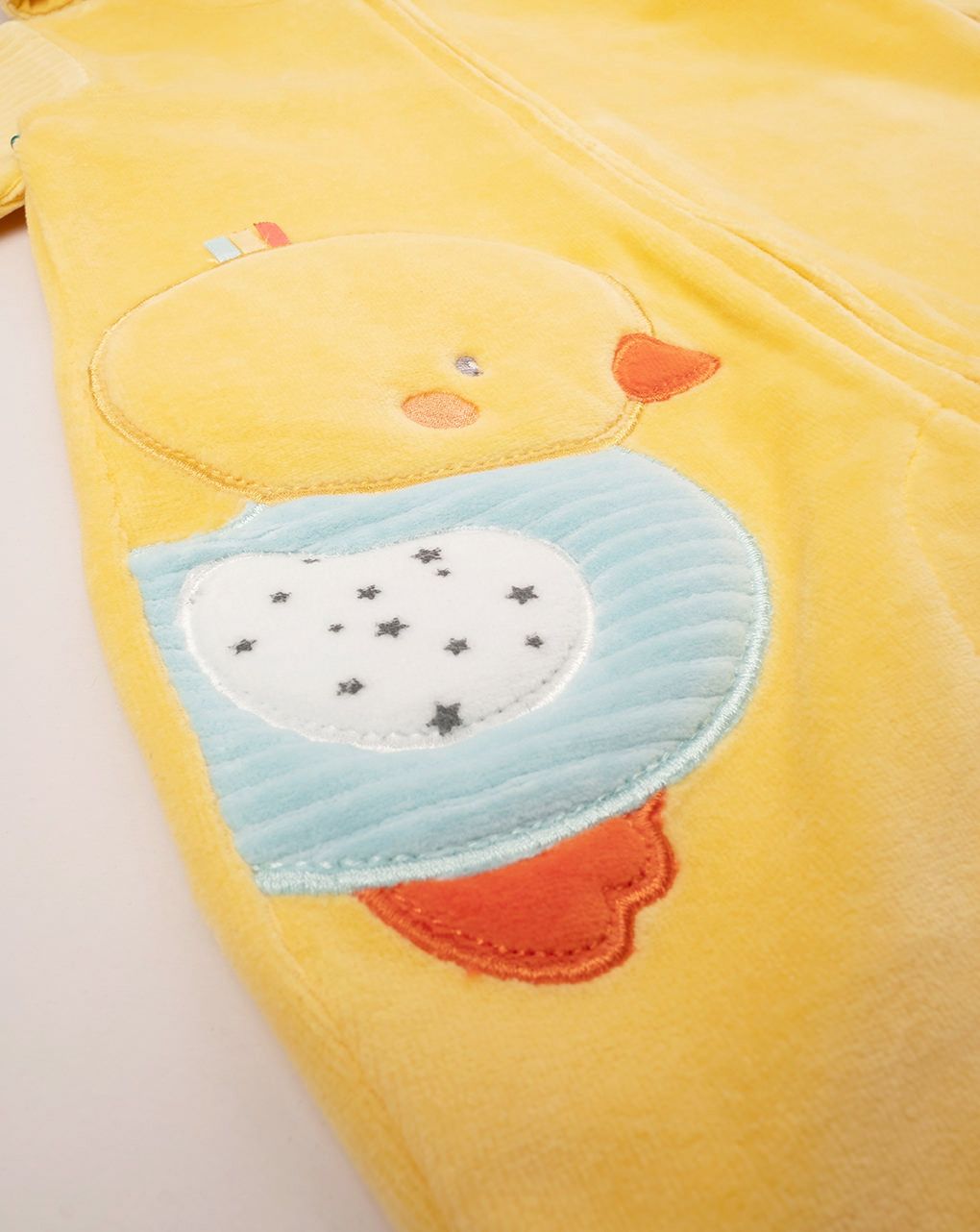 βρεφικό φορμάκι κίτρινο με παπάκι unisex - Prénatal