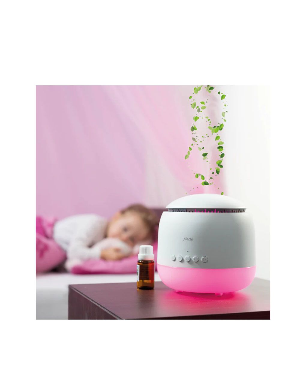 Alecto υγραντήρας με φωτάκι νυκτός 3 σε 1 - Alecto