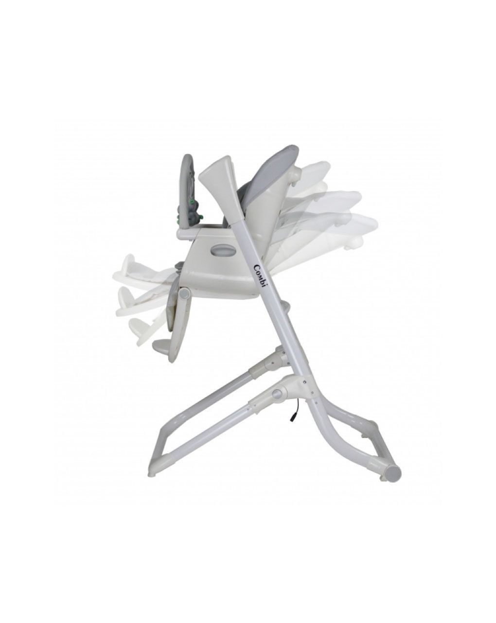 Bebe stars καρέκλα φαγητού και ηλεκτρική κούνια combi grey - Bebe Stars