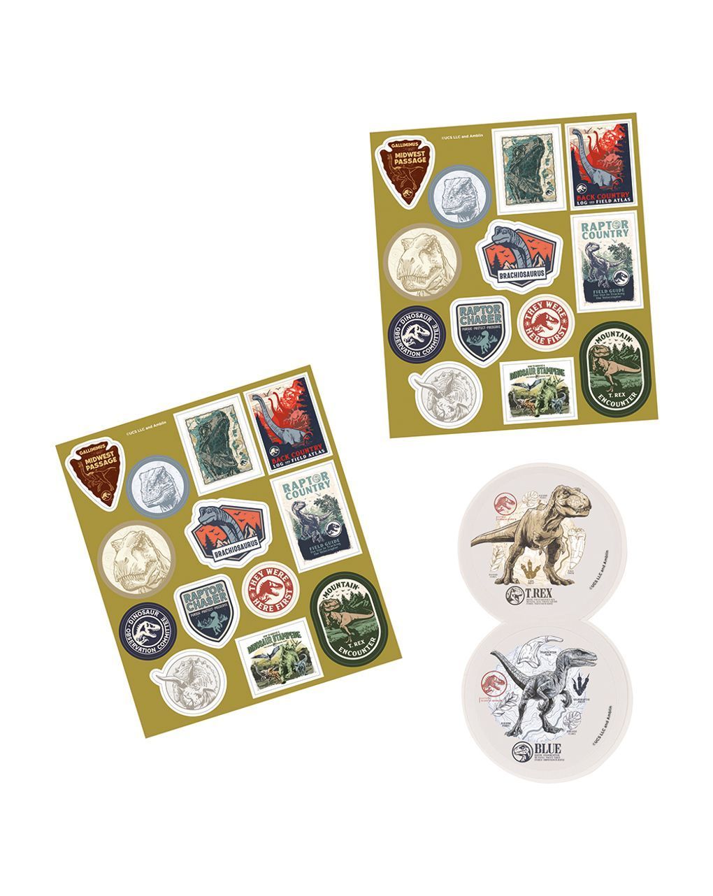 As company σετ ζωγραφικής διάφανη τσάντα jurassic world για 3+ χρονών 1023-68004 - AS Company