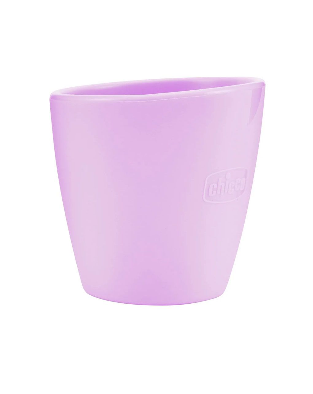Chicco μίνι ποτηράκι σιλικόνης ροζ 6m+