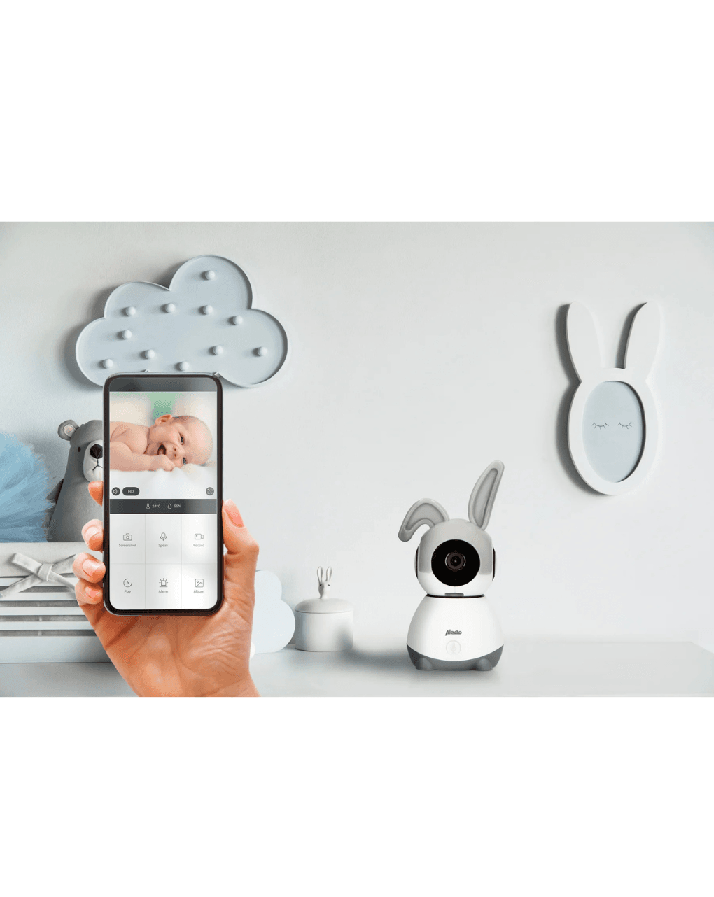 Alecto ενδοεπικοινωνία με wi-fi smartbaby10 - Alecto