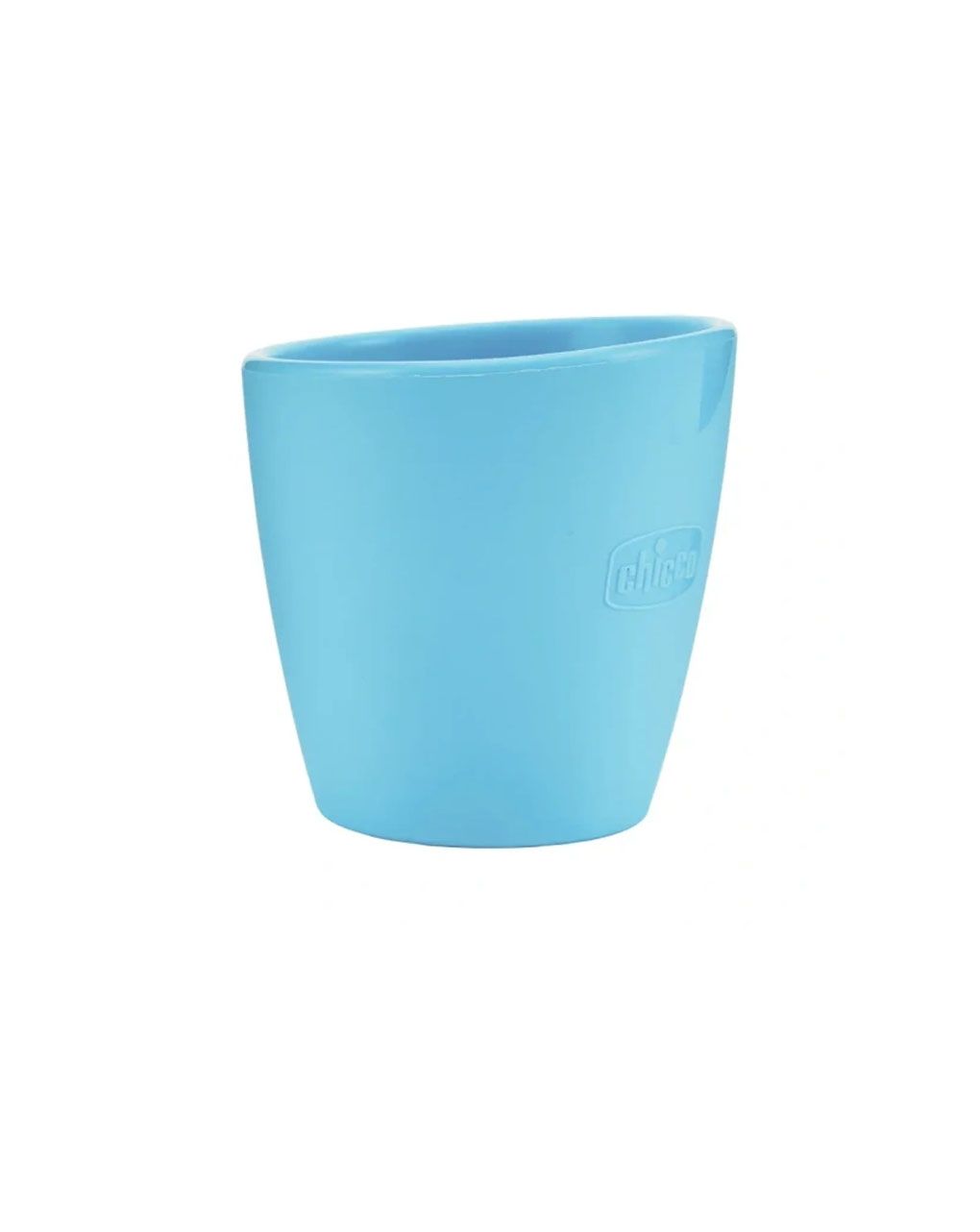 Chicco μίνι ποτηράκι σιλικόνης σιέλ 6m+ - 
