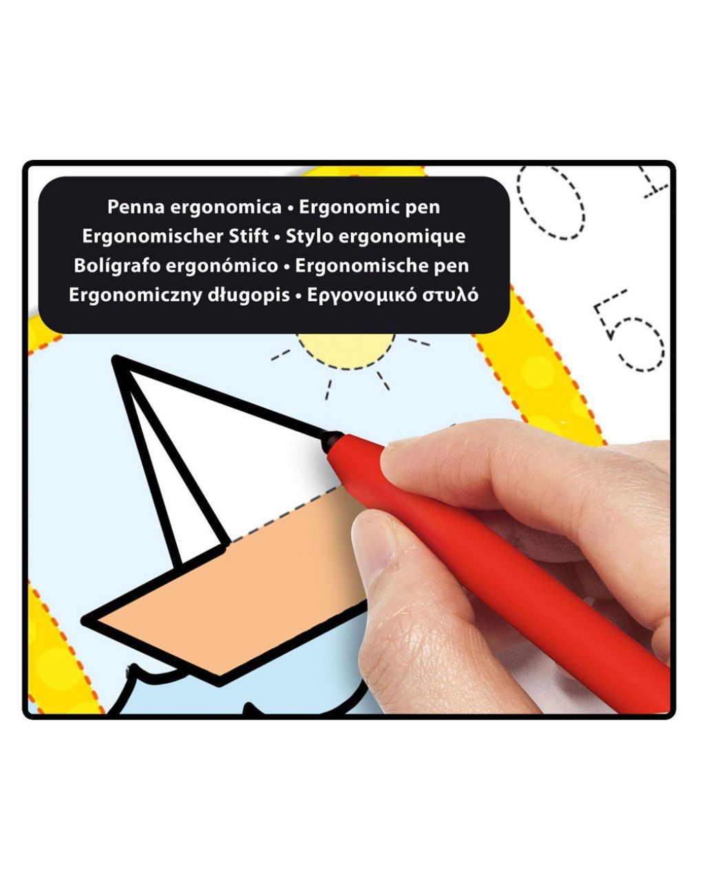 Montessori montessori pen εργονομικός μαρκαδόρος 12 τμχ 11.97197 - Lisciani