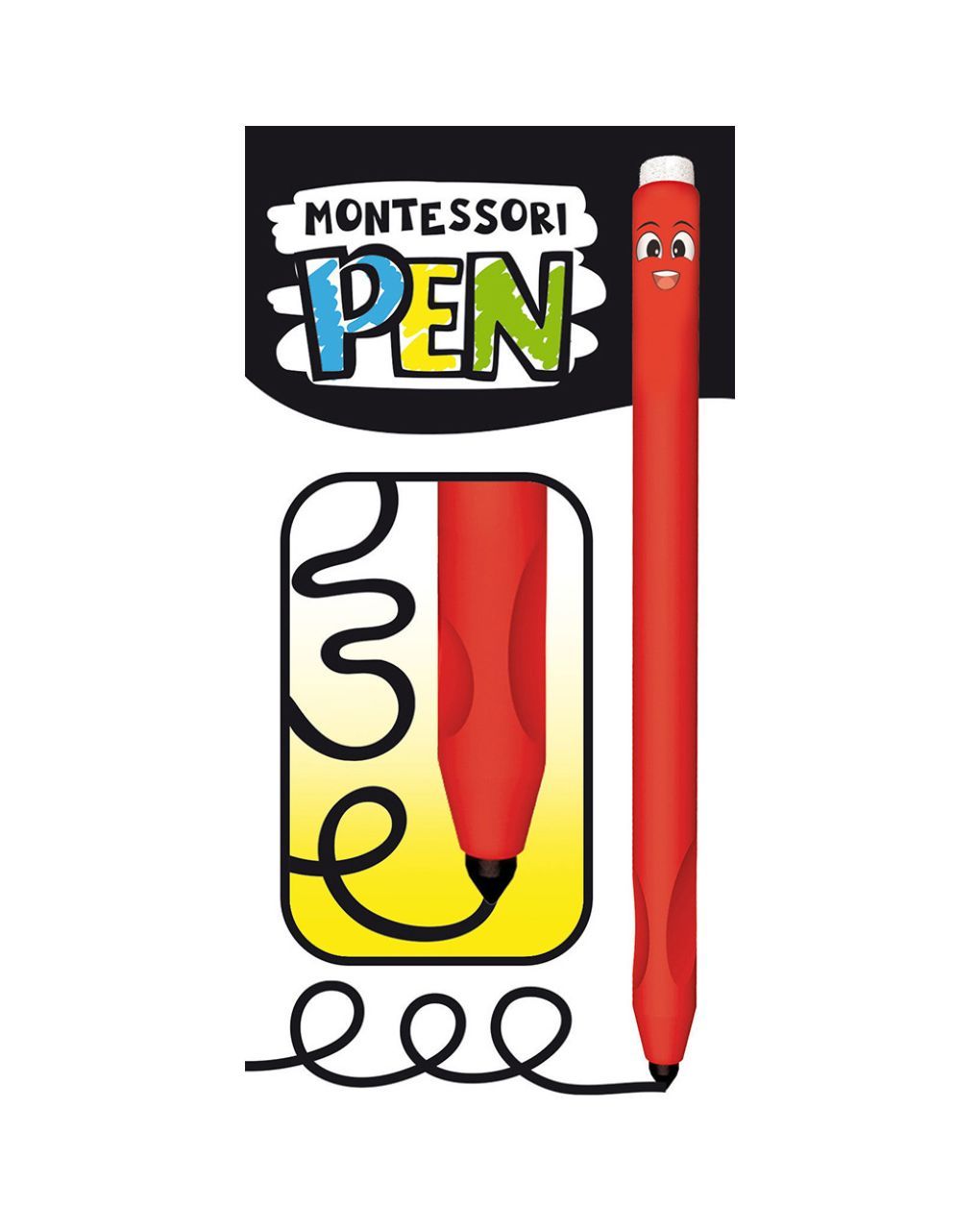 Montessori montessori pen εργονομικός μαρκαδόρος 12 τμχ 11.97197 - Lisciani