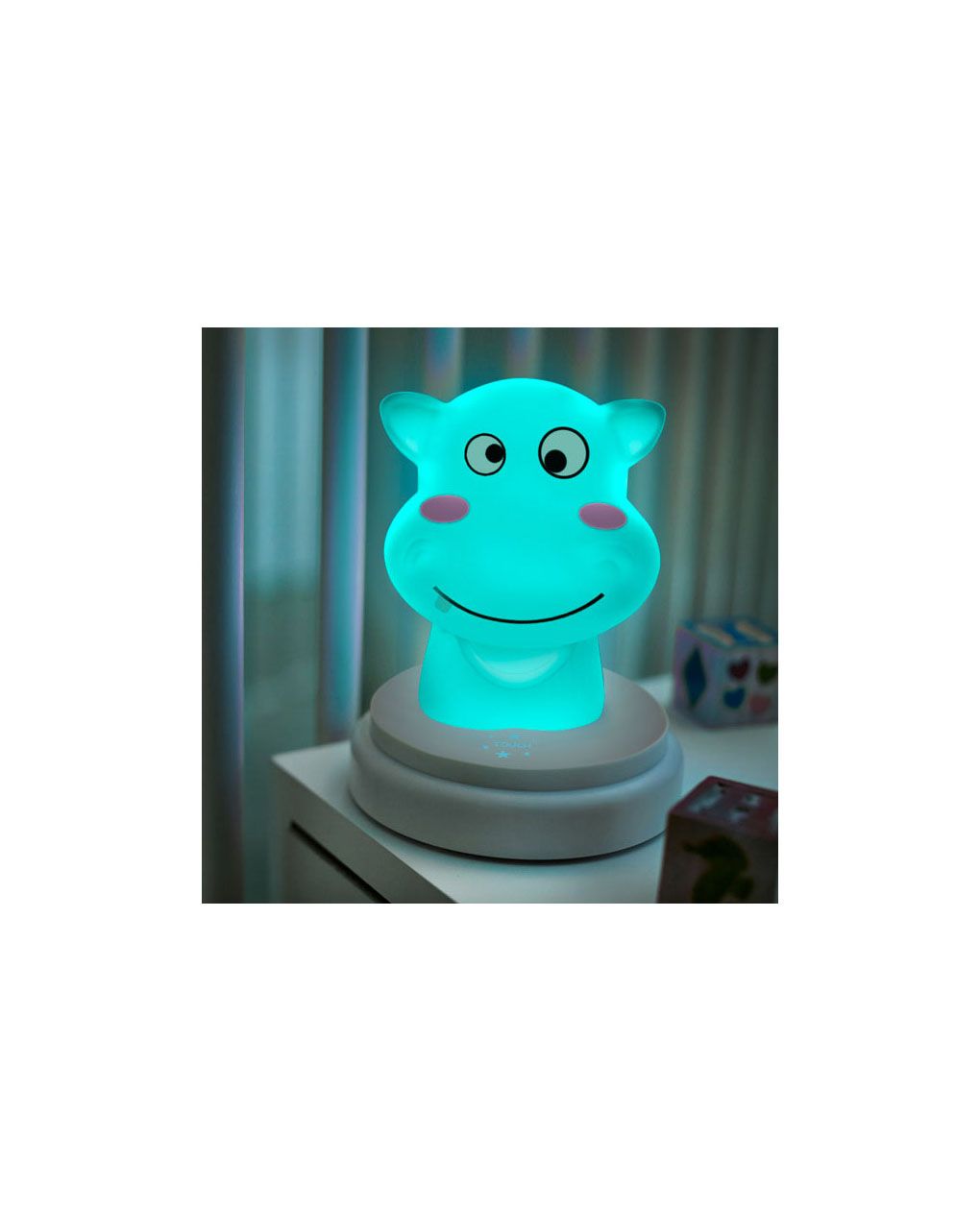 Alecto παιδικό φωτάκι νυκτός led silly hippo - Alecto