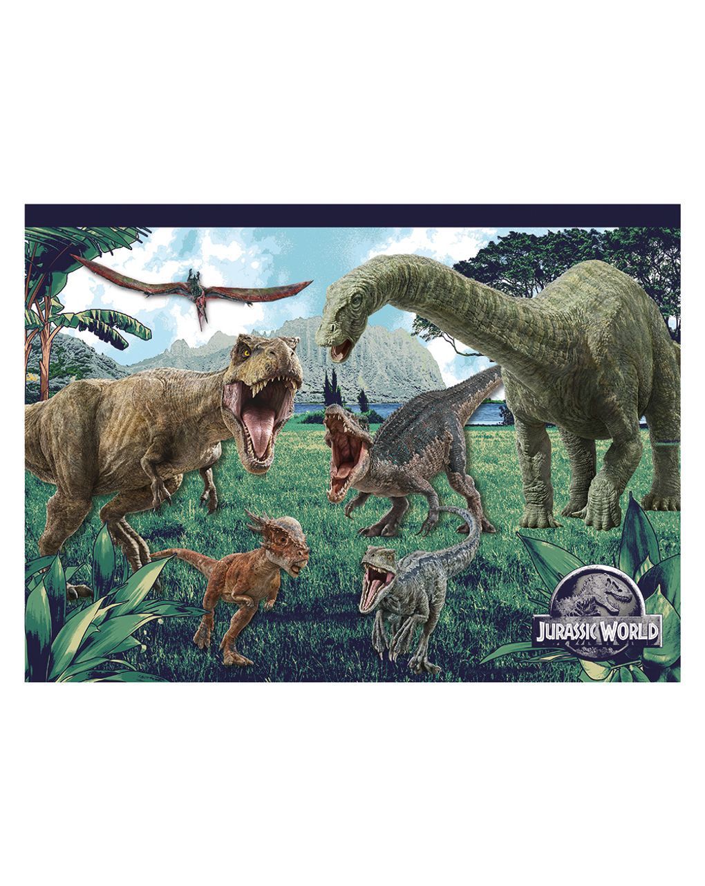 As company σετ ζωγραφικής διάφανη τσάντα jurassic world για 3+ χρονών 1023-68004 - AS Company