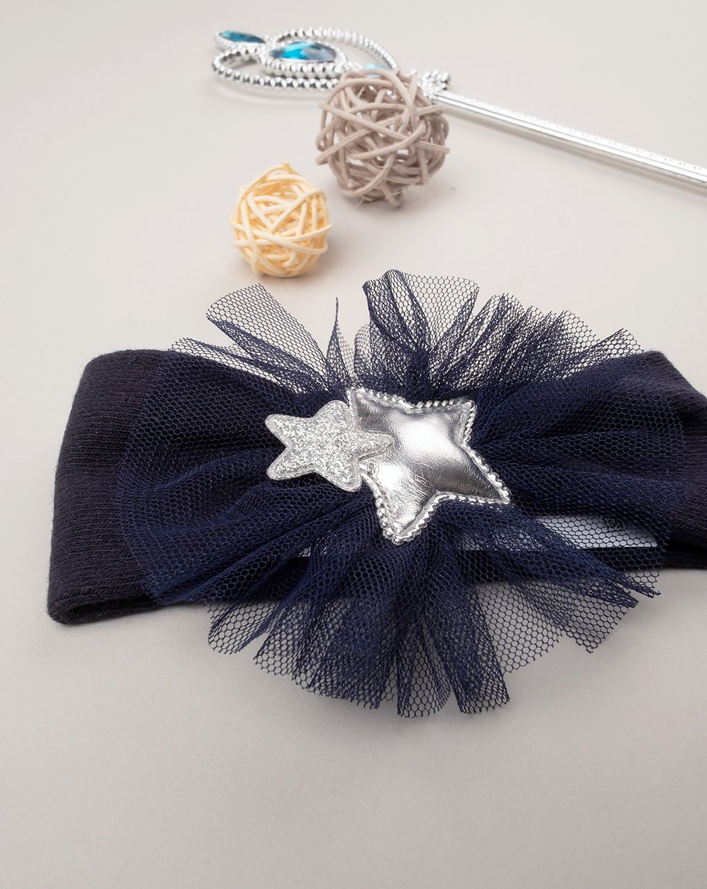 βρεφική κορδέλα μαλλιών μπλε με αστέρια για κορίτσι - Prénatal