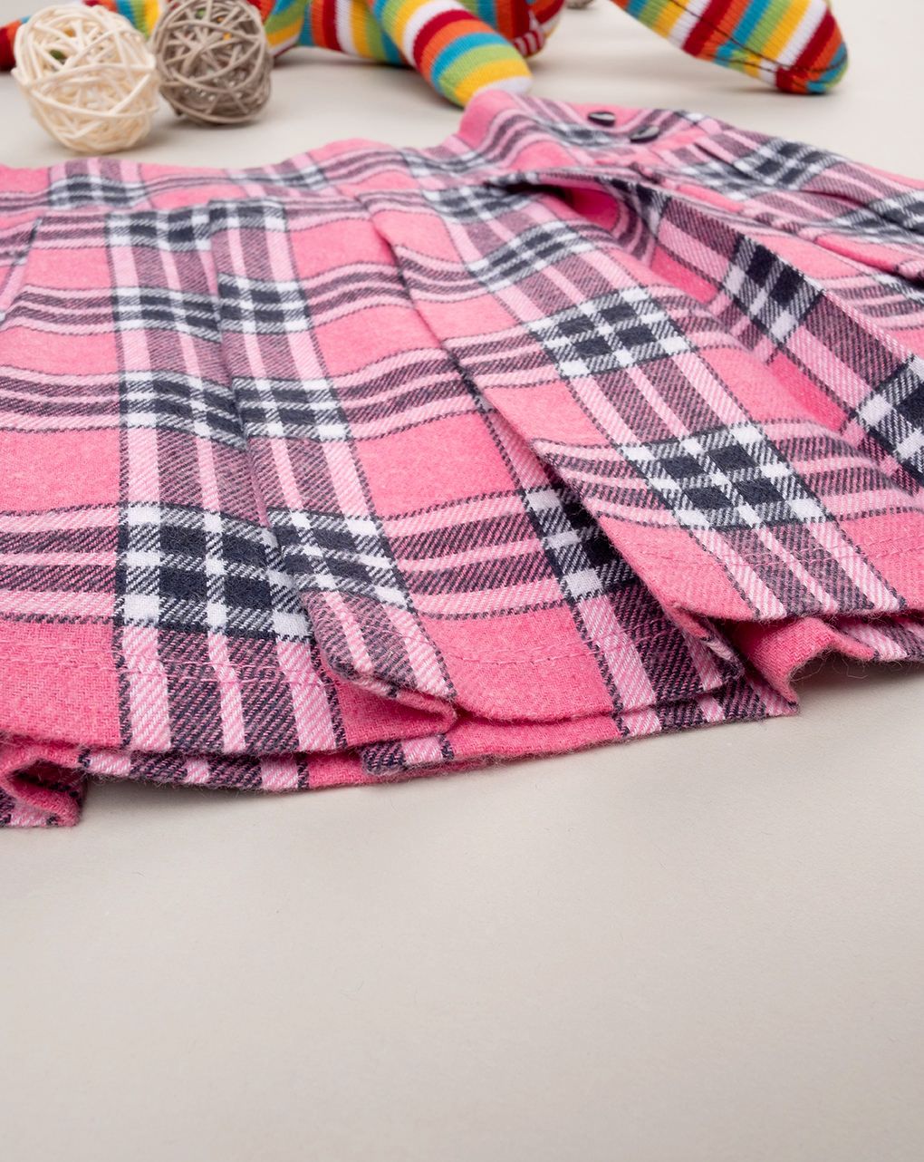 παιδική φούστα καρό πλισέ για κορίτσι - Prénatal